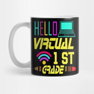 Hello Virtual 1st Grade Mug